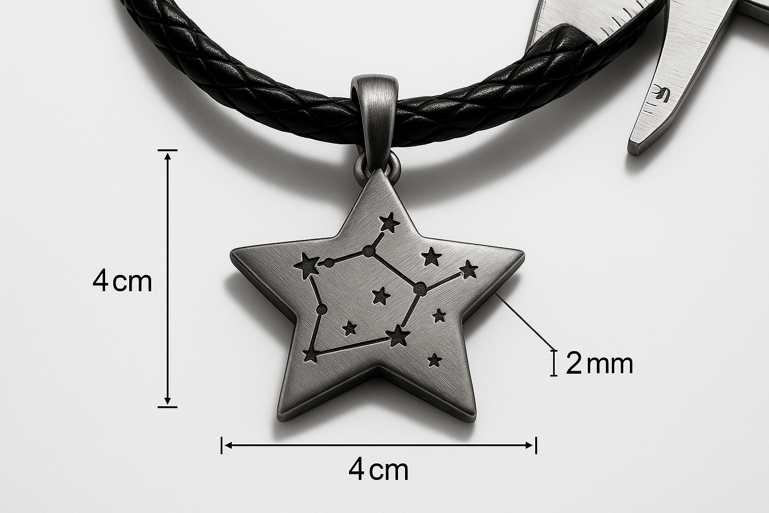 Psl12 pendant S202525 - Rosa argento