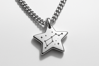 Psn1 necklace S202025 - Rosa argento