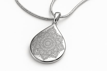 Psn3 necklace S202125 - Rosa argento