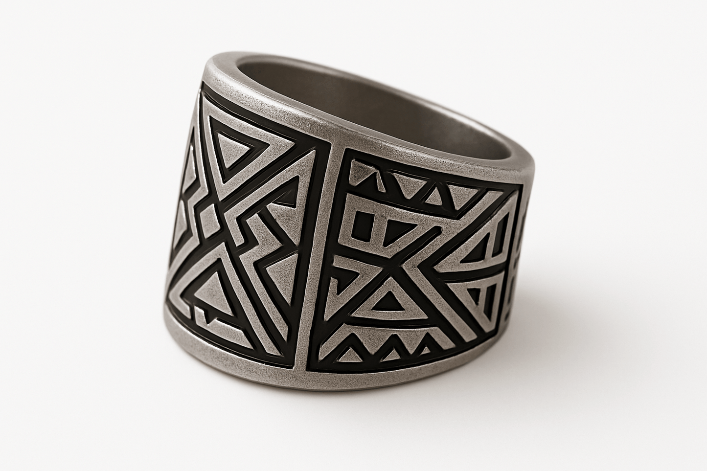 Rb30 Silver Ring - Premium Quality S101725 - Rosa argento