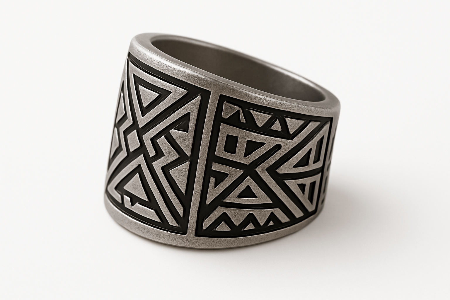 Rb30 Silver Ring - Premium Quality S101725 - Rosa argento