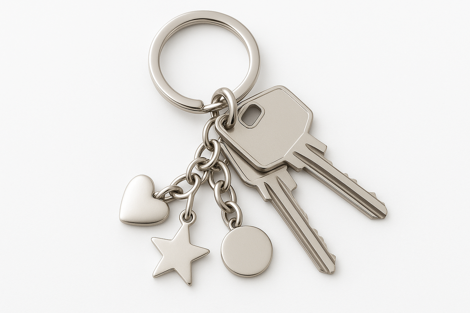 Triple Pendant Keychain Main Product Photo