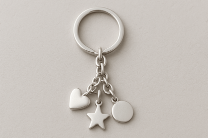 Ks3 keychain S500525 - Rosa argento