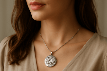 Psn6 necklace S202425 - Rosa argento